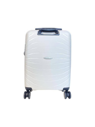 LYS Paris Salvador Mała twarda biała walizka kabinowa na kółkach 55 cm