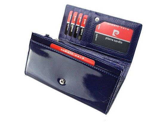 Portfel damski skórzany Pierre Cardin 05 LINE 114 Czerwony