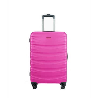 Średnia walizka PUCCINI VALENCIA PC032B 3A Różowa