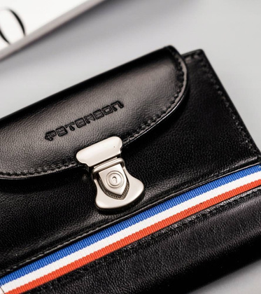 Skórzany portfel damski z systemem rfid