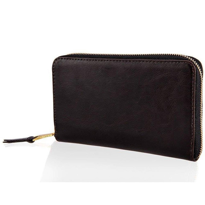 Portfel damski skórzany KEMER SOLIER P01 Brązowy - min. zamówienie 20 / 50 / 100 szt.