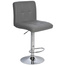 Hoker krzesło barowe szare kpl. 2szt Saska Garden