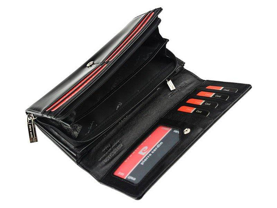 Portfel damski skórzany PIERRE CARDIN 05 LINE 106 Zielony