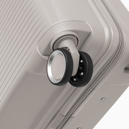 Średnia walizka PUCCINI YOKO PP029B 6B Beżowa