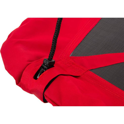 Huśtawka ogrodowa bocianie gniazdo 95x95cm czerwona