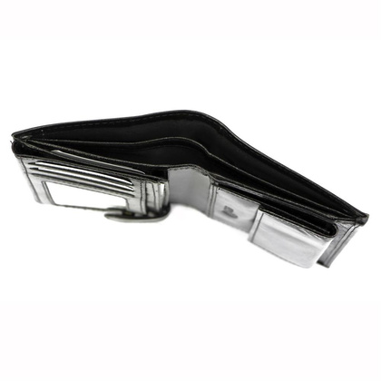 Duży, oryginalny portfel męski z naturalnej skóry licowej, rfid