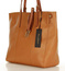 MARCO MAZZINI Elegancka torba skórzana sustainable leather bag brąz camel - min. zamówienie 20 / 50 / 100 szt.