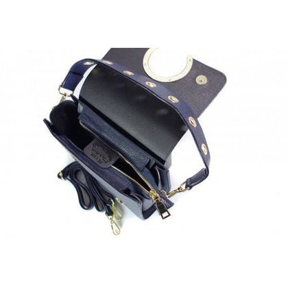 Listonoszka La Bomba złote okucia Granatowa LB134BS