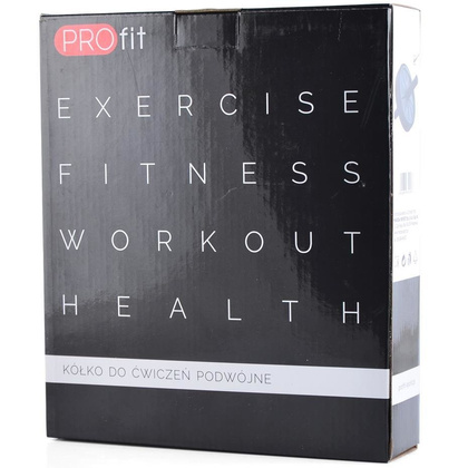 Wałek podwójny Profit szaro pomarańczowy DK 3216