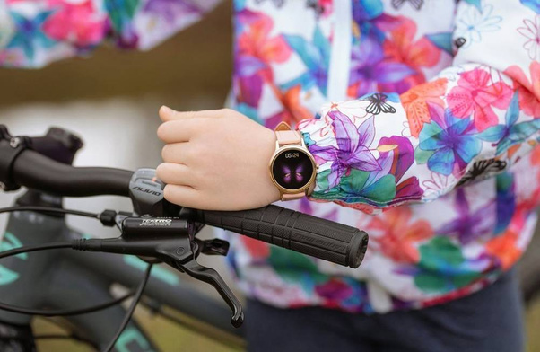 SMARTWATCH PACIFIC 18-2 - BRANSOLETA + PASEK: Rosegold / Biały (zy697b)