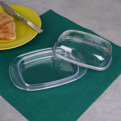 Maselnica maselniczka przezroczysta / pojemnik na masło z pokrywką