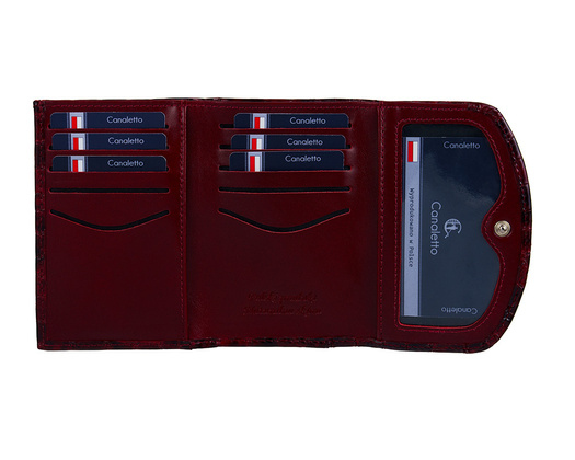 Portfel damski skórzany lakier Canaletto PD1202cs314 RFID