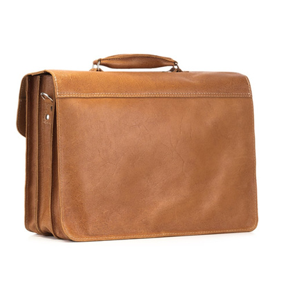 Big torba skórzana biznesowa KEMER VOOC TC8 Camel Edycja Limitowana