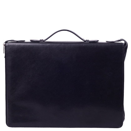 Aktówka skórzana KEMER B II-33/DW Czarna