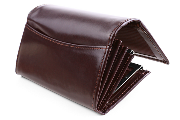 Portfel damski ze skóry duży KEMER VOOC PPD3 Czarny