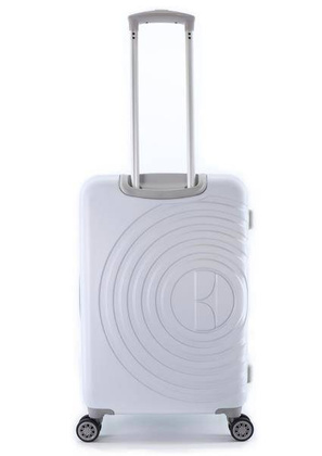 Walizka średnia ELLE Debossed biała