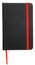 Notatnik LECTOR w rozmiarze A5, czarny, czerwony