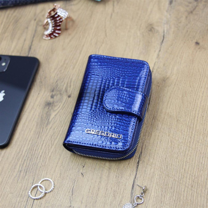 Portfel damski skórzany PELLUCCI GF115 Niebieski