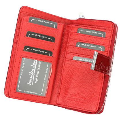 Portfel damski skórzany PELLUCCI 5280-13 zielony