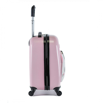 WALIZKA DZIECIĘCA KABINOWA BAGAŻ DZIECI z szyfrem kotek róż WP06