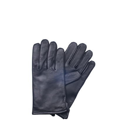 Rękawiczki męskie skórzane PUCCINI M M 103 8.5 Czarne