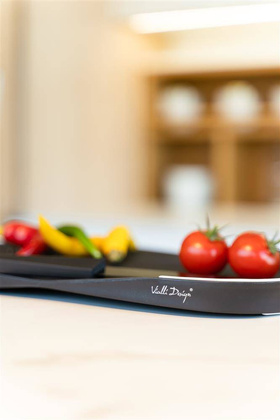 Dwustronna deska do krojenia Livio czarna 8364