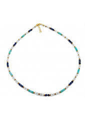 Naszyjnik Amazonit Lapis 925