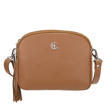 Mała torebka Canaletto z groszkowanej skóry licowej – klasyka i praktyczność na co dzień TD835