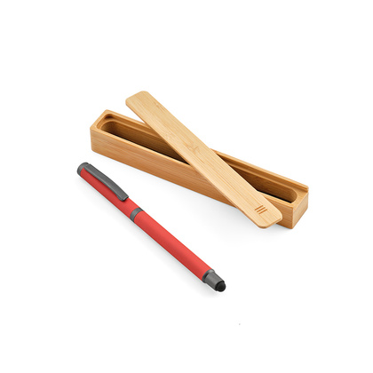 Dlugopis Woolf z recyklingowanej stali nierdzewnej z czarnym tuszem