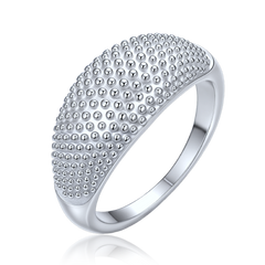 MINET Elegancki srebrny pierścionek rozmiar 15