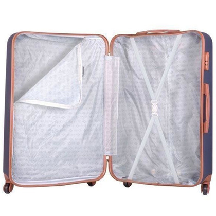 Średnia walizka KEMER SOLIER 190 Granatowa - min. zamówienie 20 / 50 / 100 szt.