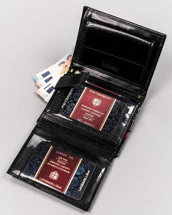 Skórzany portfel męski na karty