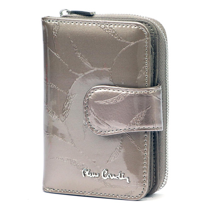 Nieduży skórzany portfel damski Pierre Cardin