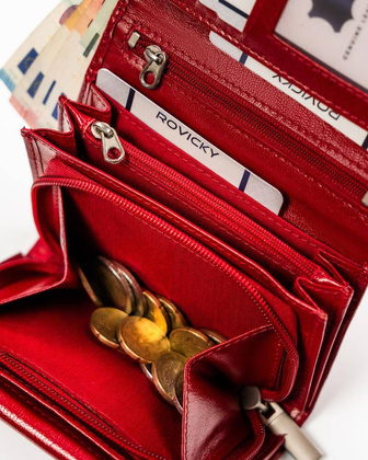 Portfel damski skórzany RD-02-GCL-4 RED