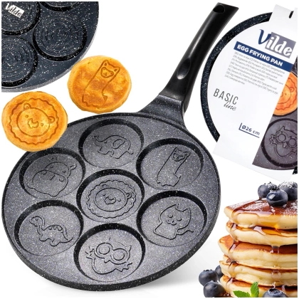 Patelnia do jajek granitowa 7 otworów BASIC LINE 26 cm