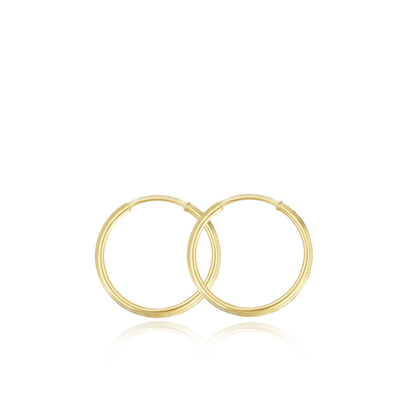 MINET Złote kolczyki Au 585/1000 0,40g