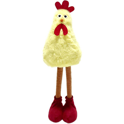 KURA NA TELESKOPACH 40-48CM DEKORACJA WIOSENNA