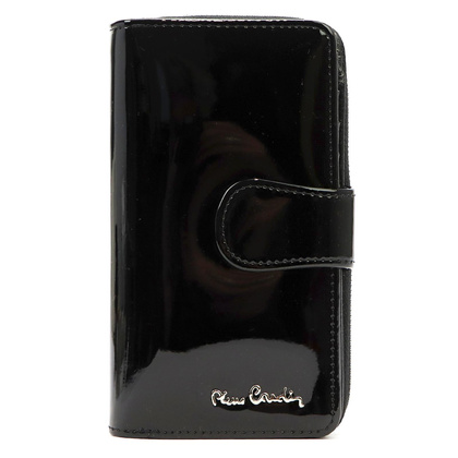 Portfel damski skórzany PIERRE CARDIN 07 SHINY 116 Czerwony