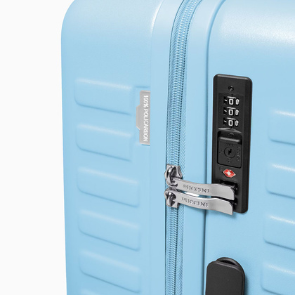 Średnia walizka PUCCINI MUNICH PC035B 7B Niebieska