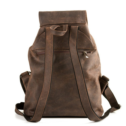 Plecak ze skóry naturalnej KEMER VOOC RDW6 Brązowy