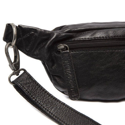 Saszetka / nerka skórzana Valencia Czarna - min. zamówienie 20 / 50 / 100 szt.