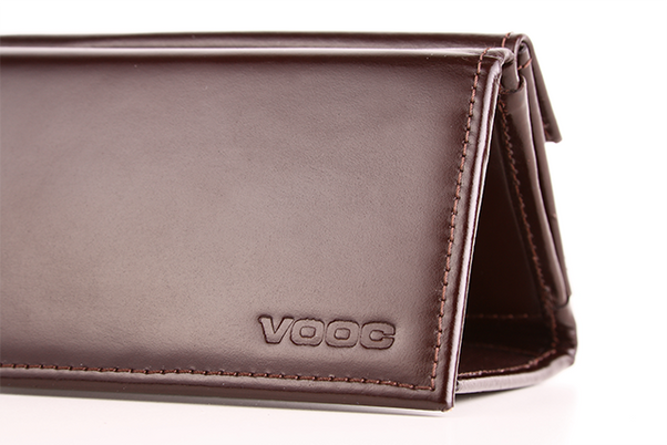 Mały skórzany portfel damski KEMER VOOC PPD4 Czarny