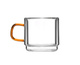 Komplet 2 szklanek z podwójną ścianką do espresso Amber 80 ml 8579