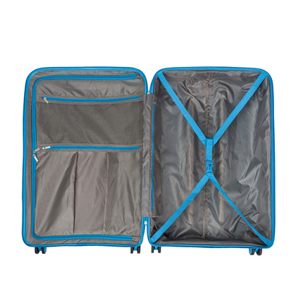 Duża walizka PUCCINI MYKONOS PP021A 7B Niebieska