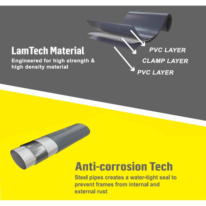 BASEN STELAŻOWY OWALNY 305X76CM ULTRA STRONG 12015V63