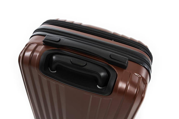 LYS Paris Tunis Mała twarda bordowa walizka kabinowa na kółkach 55 cm