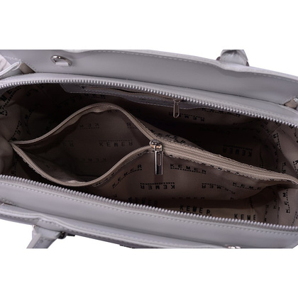 Torebka damska skórzana KEMER 532 Szara - min. zamówienie 20 / 50 / 100 szt.