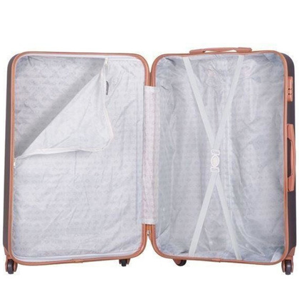 Średnia walizka KEMER SOLIER 190 Czarna - min. zamówienie 20 / 50 / 100 szt.