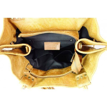 Duża pojemna torba na ramię Shopper Bag camel SB577C KEMER