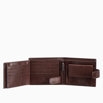 Portfel męski skórzany PUCCINI ROME CR2307 2 Brązowy